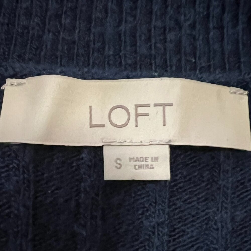 Heart Puff Sleeve V-Neck Cardigan Loft - Picture 4 of 8